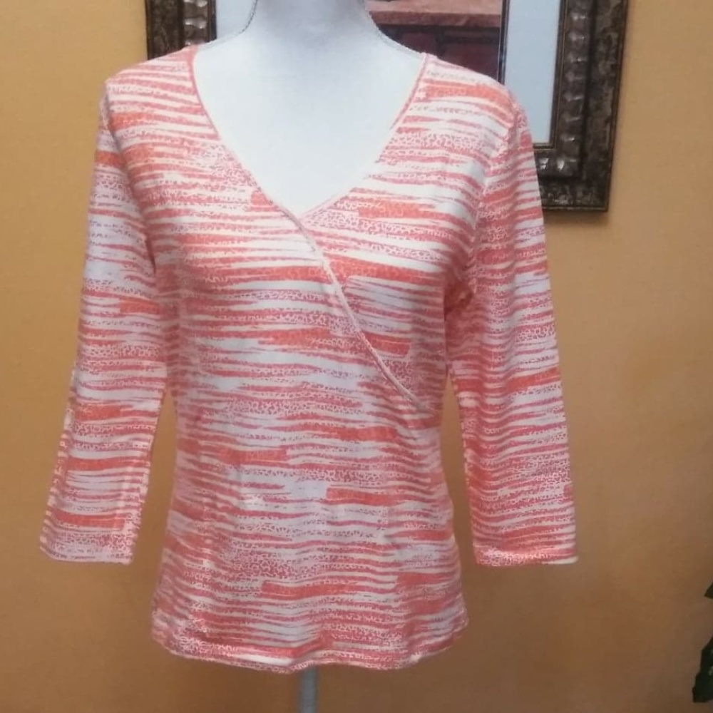Hearts Of Palm Women's Long Sleeve Cotton Blouse